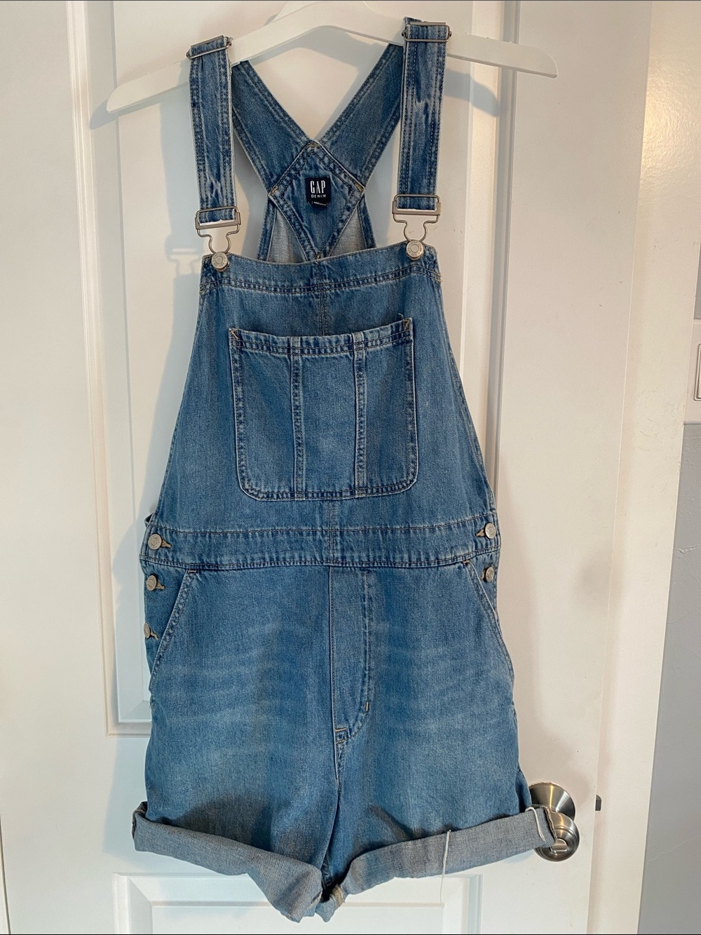 GAP Denim Overall Shorts